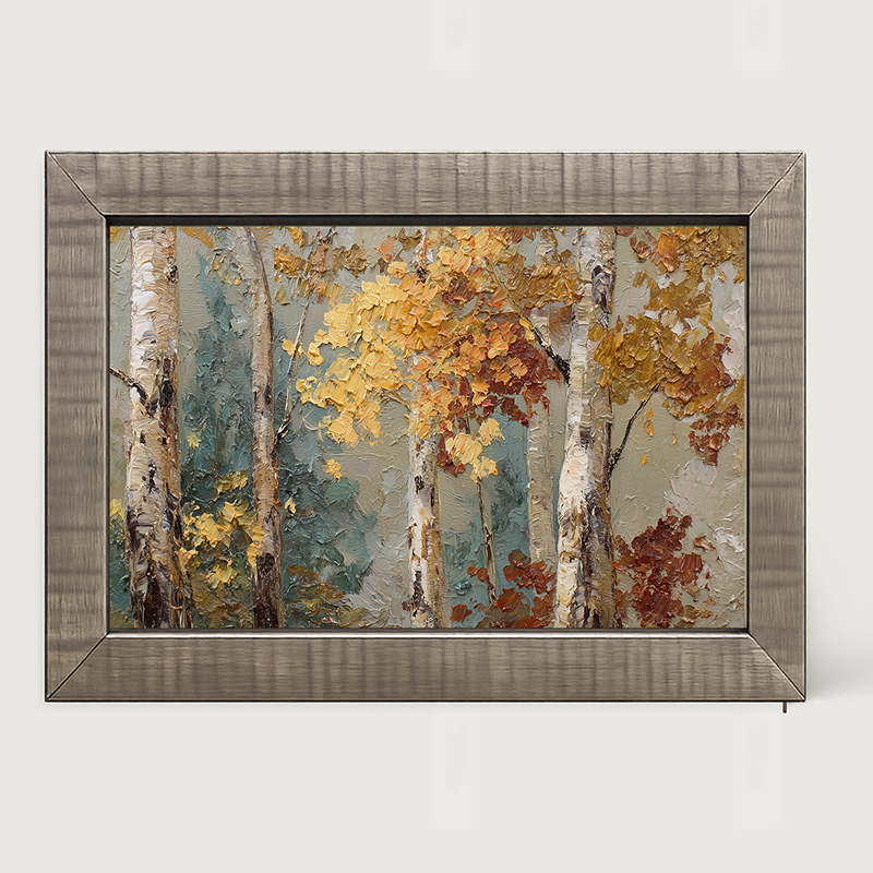 Autumn Country - Forest Leaves - Framed Art