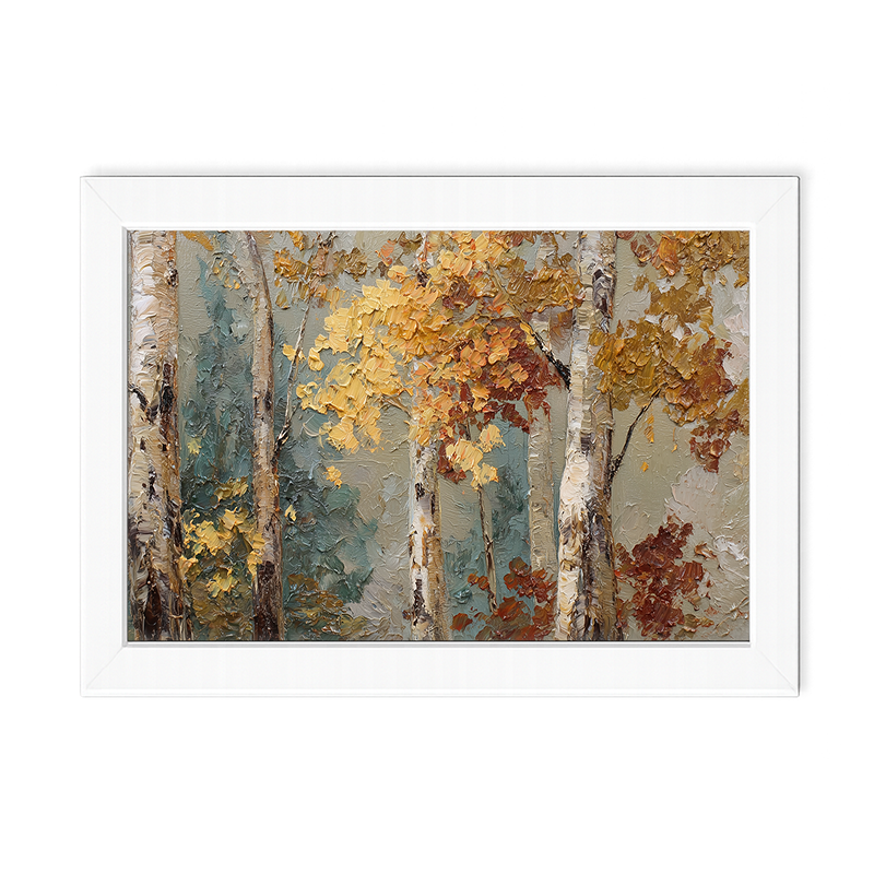 Autumn Country - Forest Leaves - Framed Art