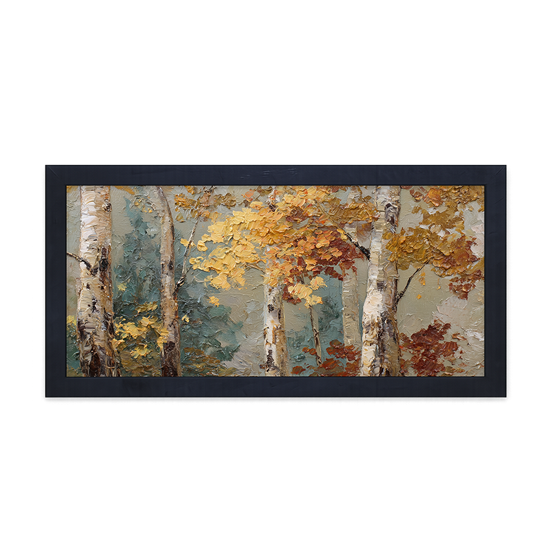 Autumn Country - Forest Leaves - Framed Art