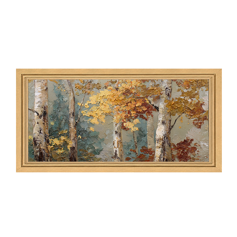 Autumn Country - Forest Leaves - Framed Art