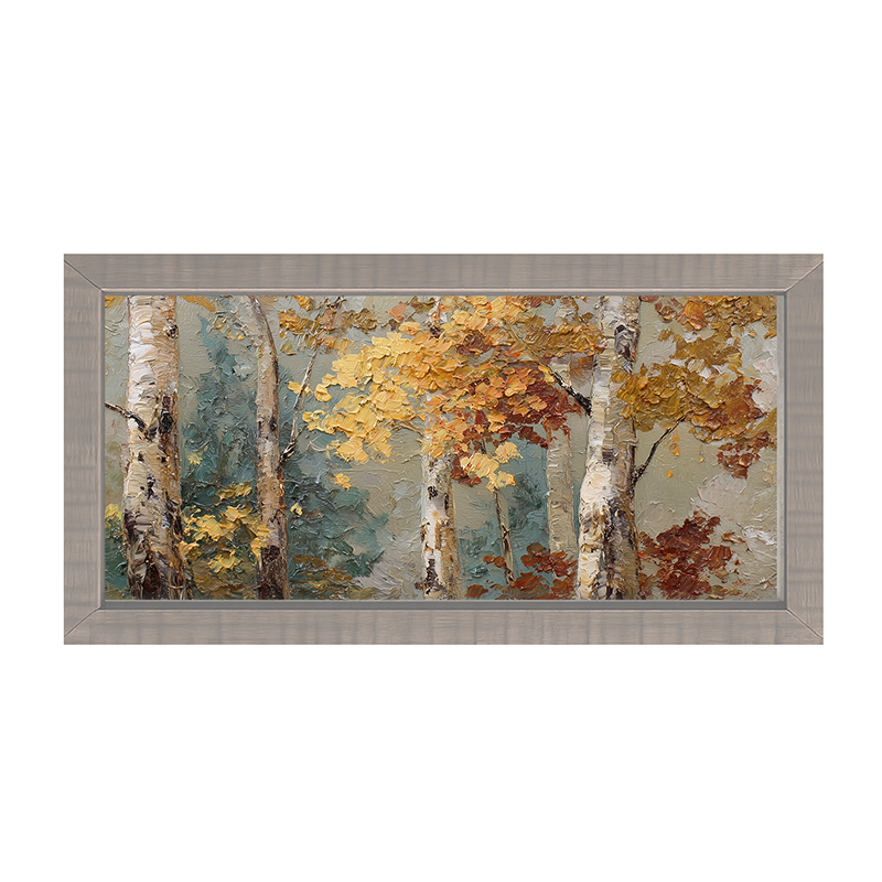 Autumn Country - Forest Leaves - Framed Art