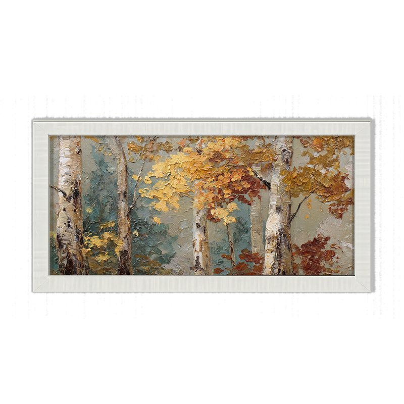Autumn Country - Forest Leaves - Framed Art