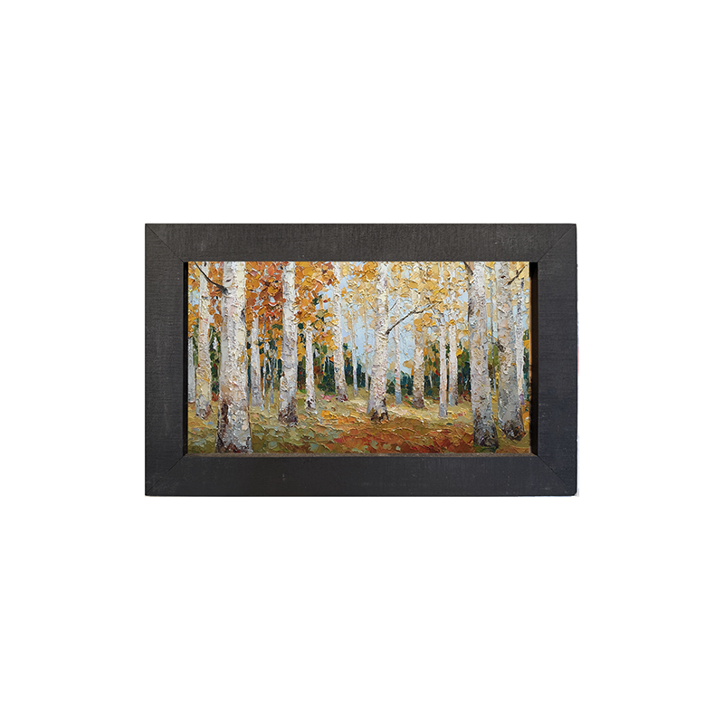 Autumn Country - Golden Trees - Framed Art