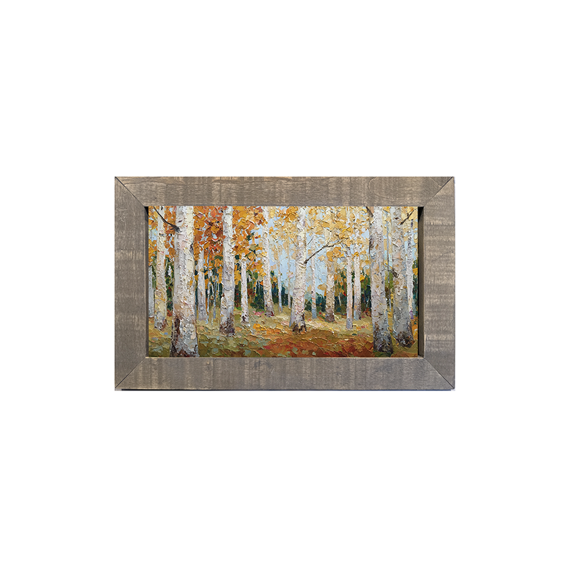 Autumn Country - Golden Trees - Framed Art