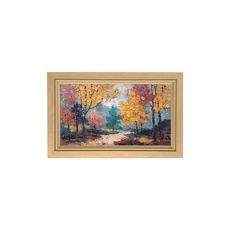 Autumn Country - Forest Path - Framed Art