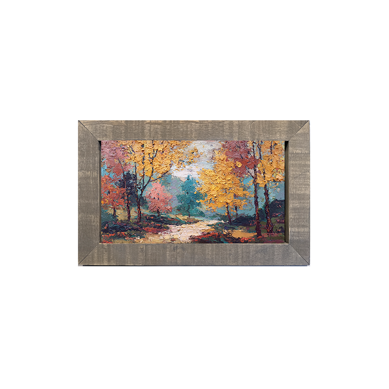 Autumn Country - Forest Path - Framed Art