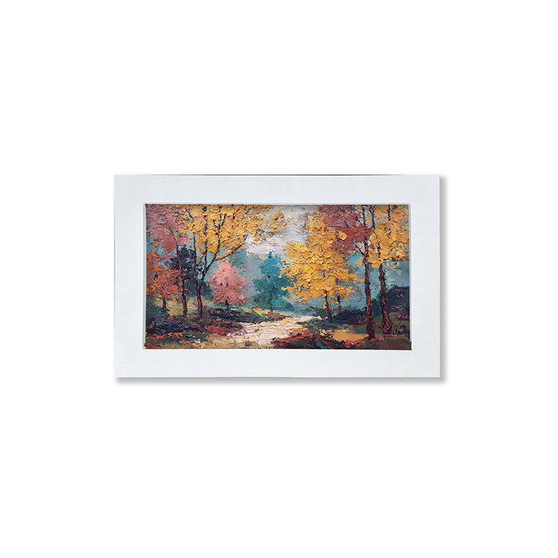 Autumn Country - Forest Path - Framed Art