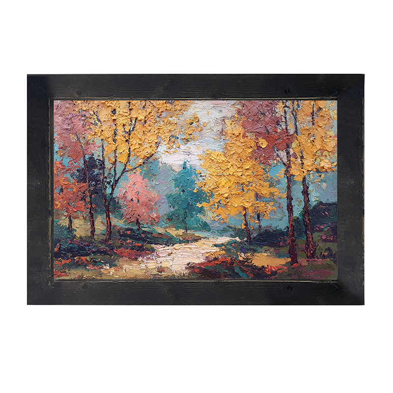 Autumn Country - Forest Path - Framed Art