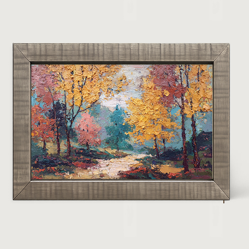 Autumn Country - Forest Path - Framed Art