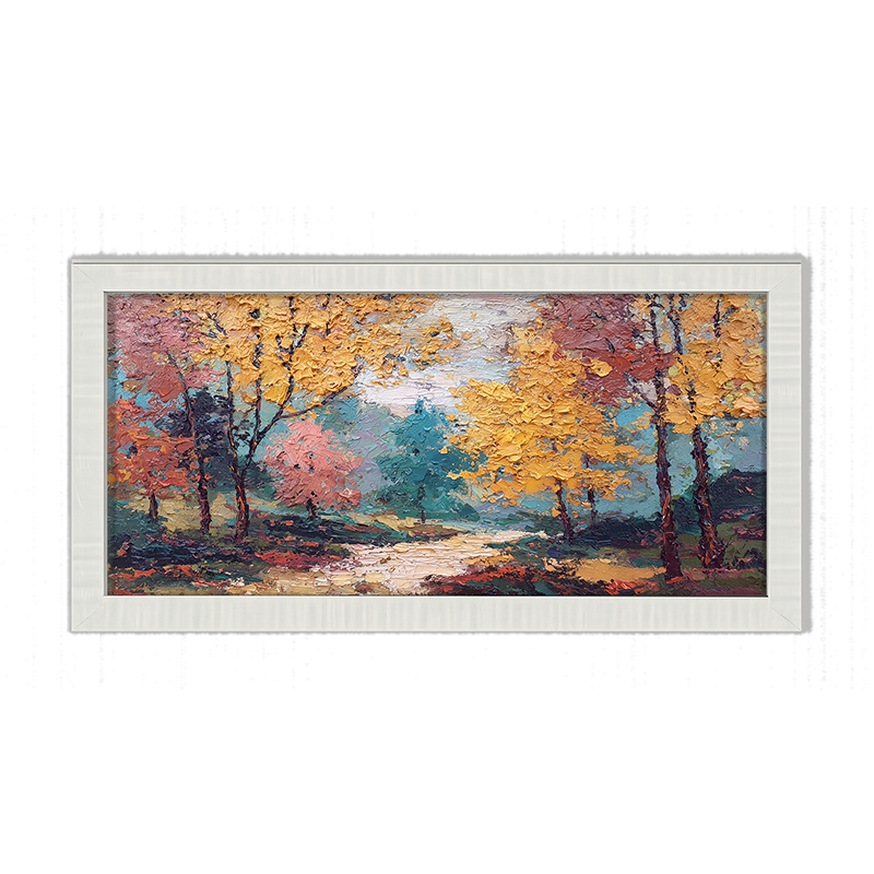 Autumn Country - Forest Path - Framed Art