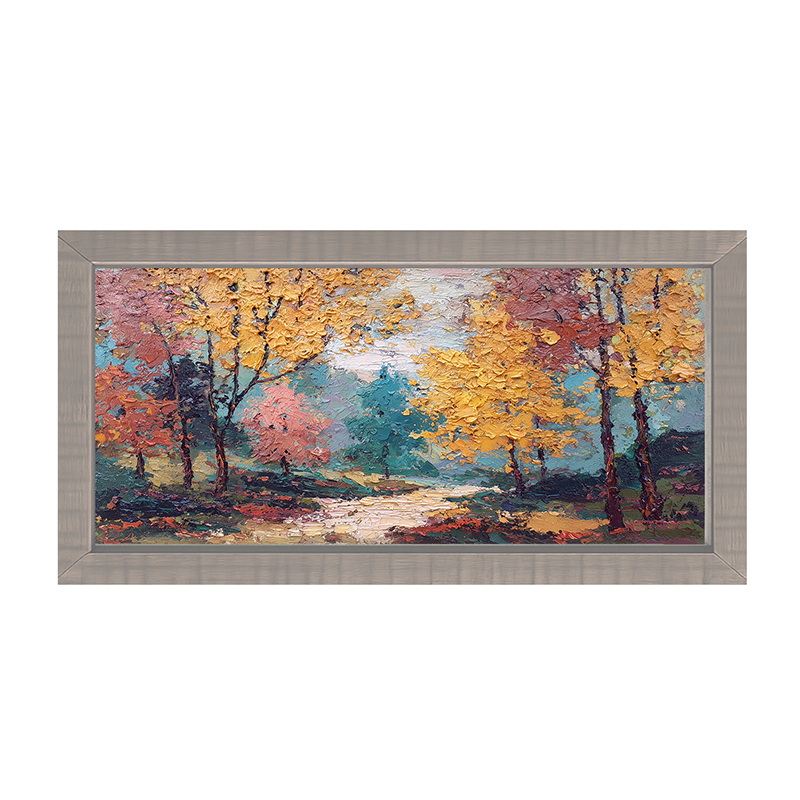Autumn Country - Forest Path - Framed Art