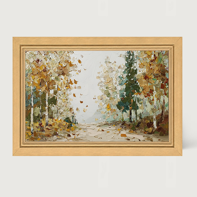 Autumn Country - Trees along Road