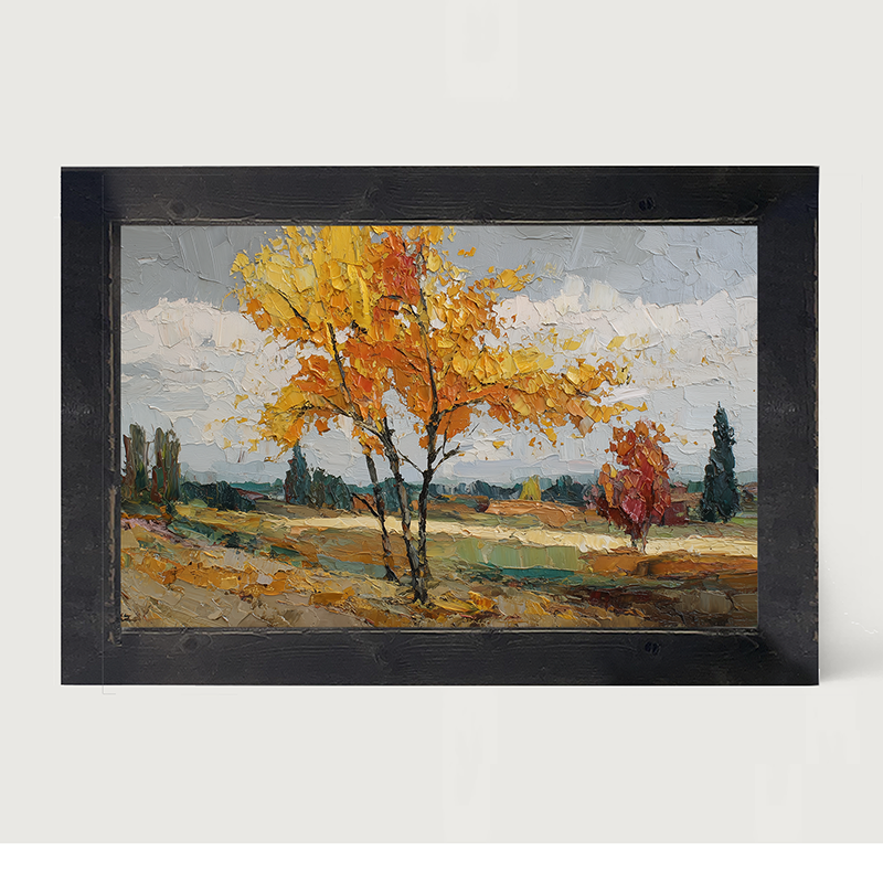 Autumn Country - Scenic Fields - Framed Art