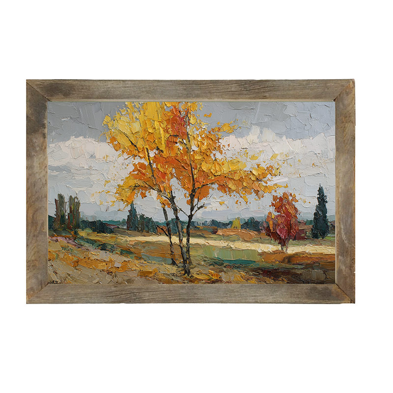 Autumn Country - Scenic Fields - Framed Art