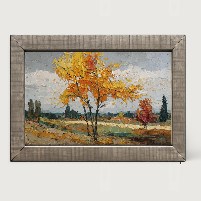 Autumn Country - Scenic Fields - Framed Art
