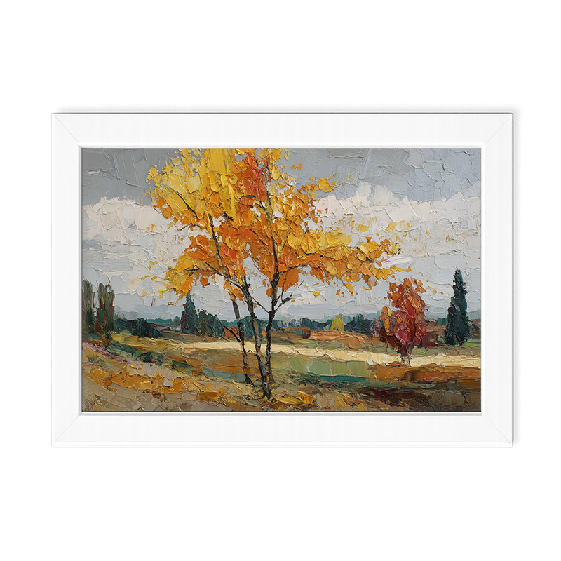 Autumn Country - Scenic Fields - Framed Art