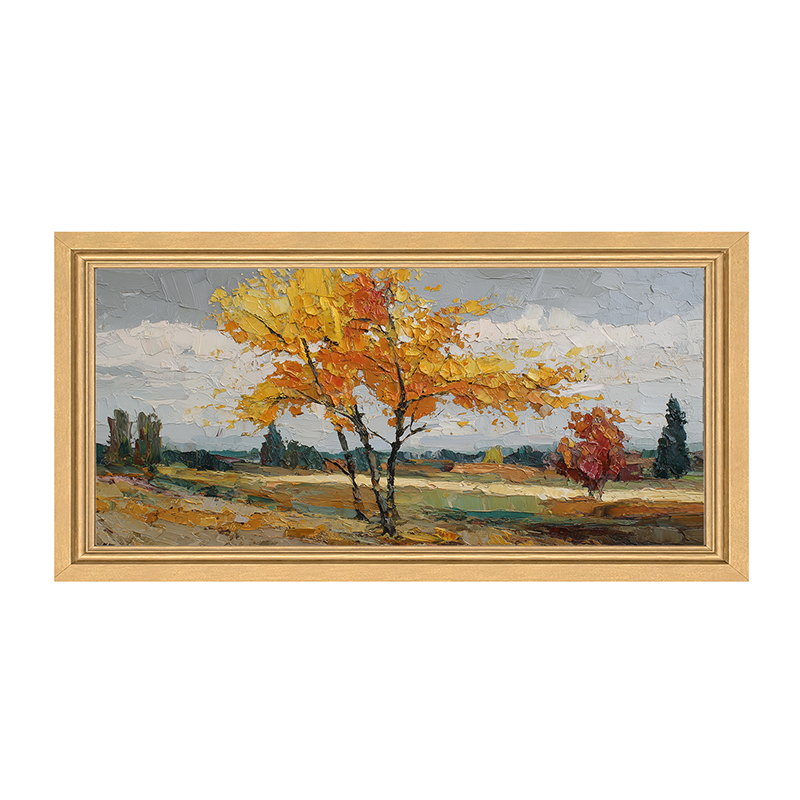 Autumn Country - Scenic Fields - Framed Art