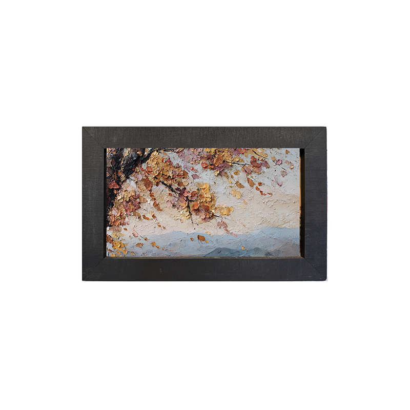 Autumn Country - Mountains in the Distance - Framed Art