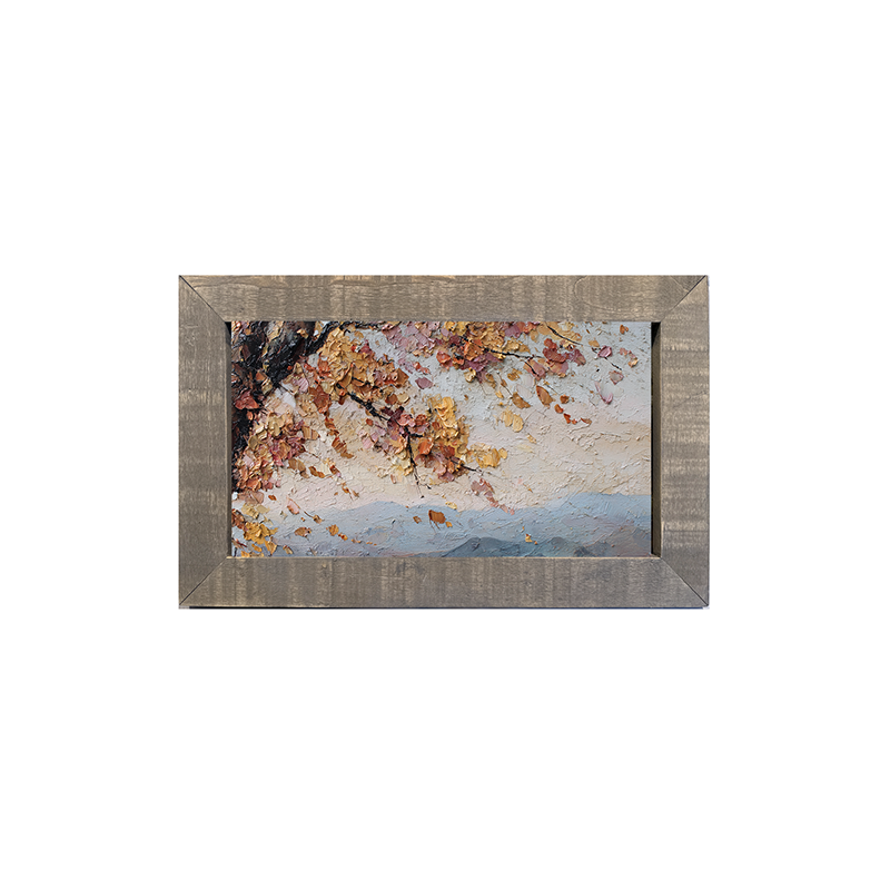Autumn Country - Mountains in the Distance - Framed Art