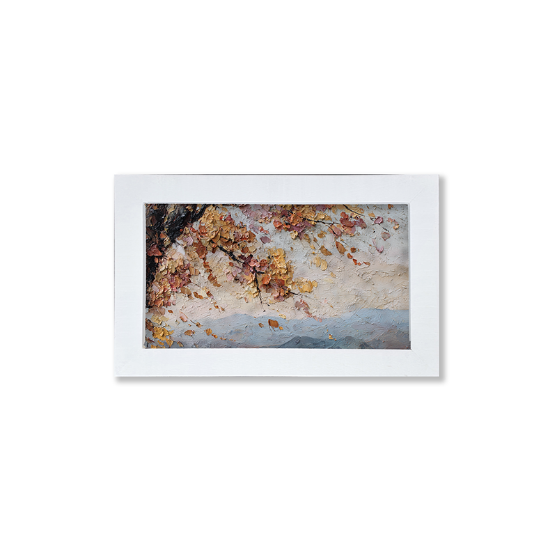 Autumn Country - Mountains in the Distance - Framed Art