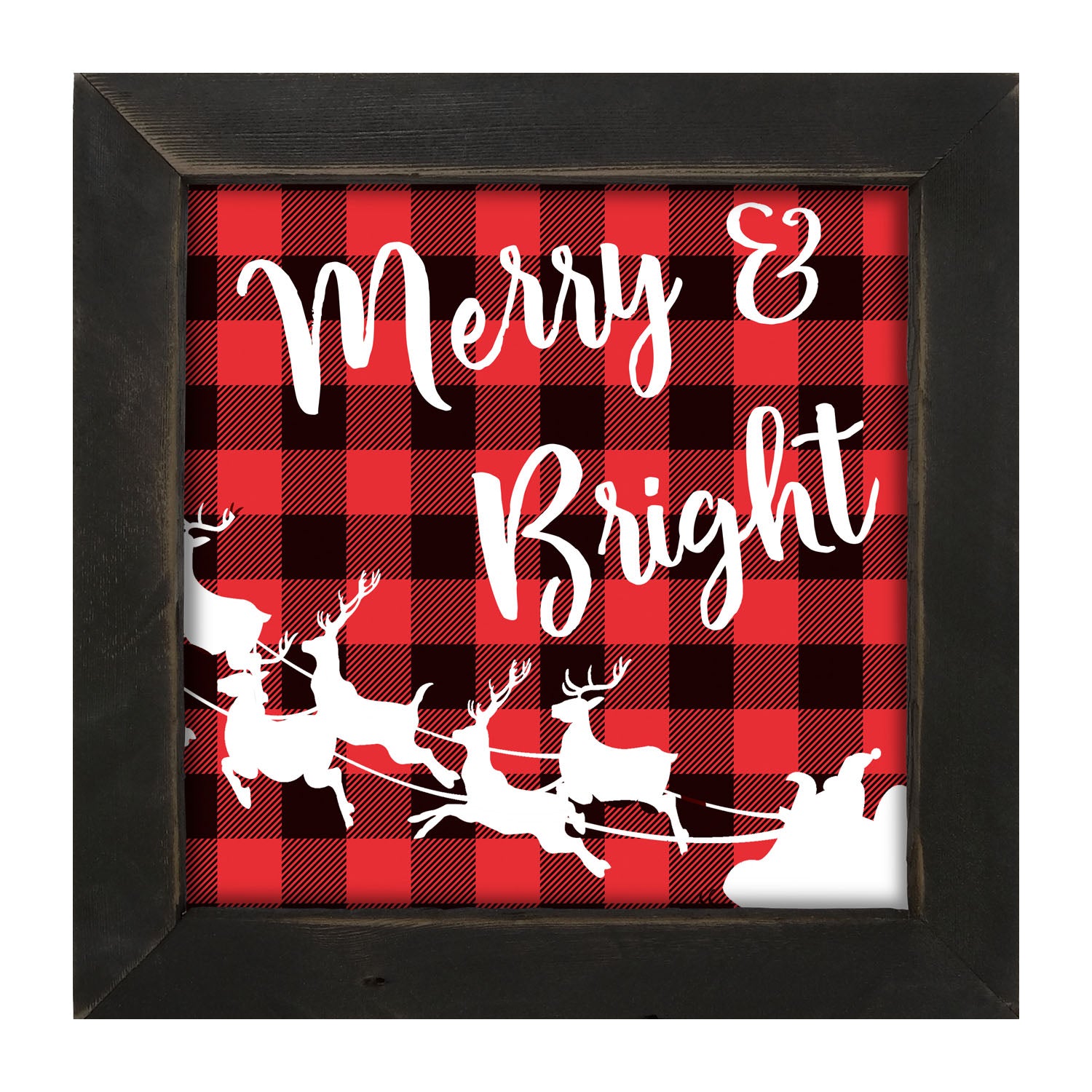 Merry & Bright - Framed art