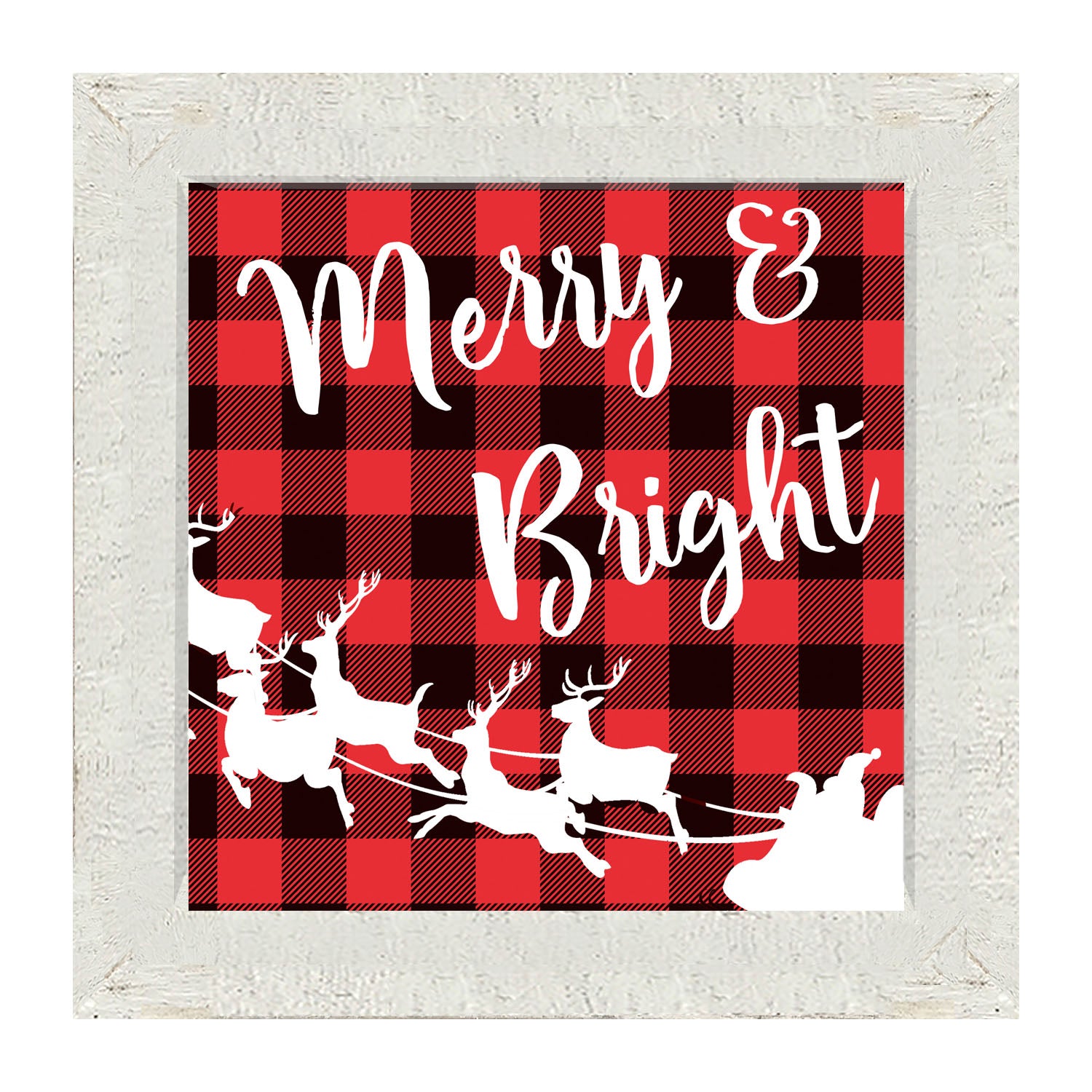 Merry & Bright - Framed art