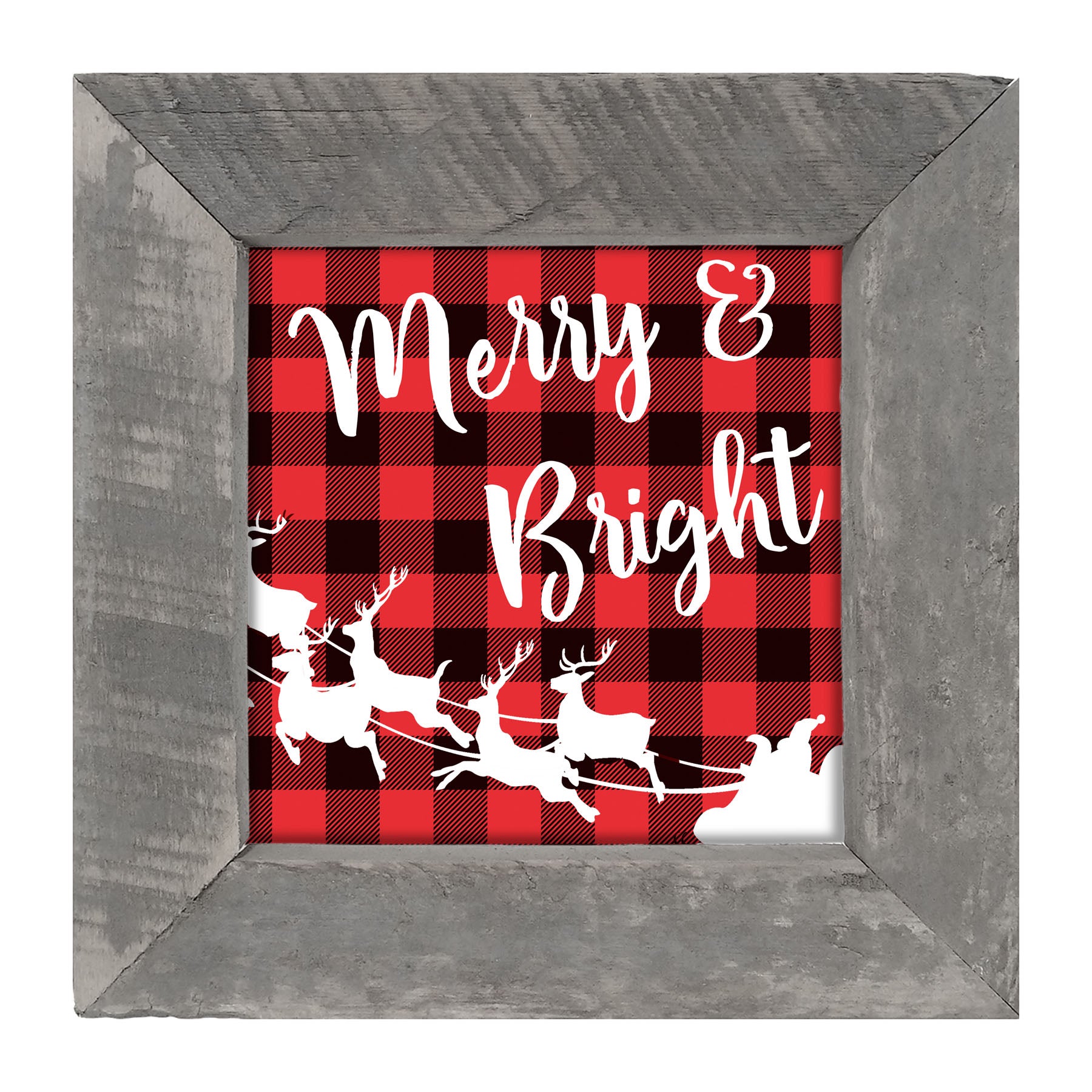 Merry & Bright - Framed art