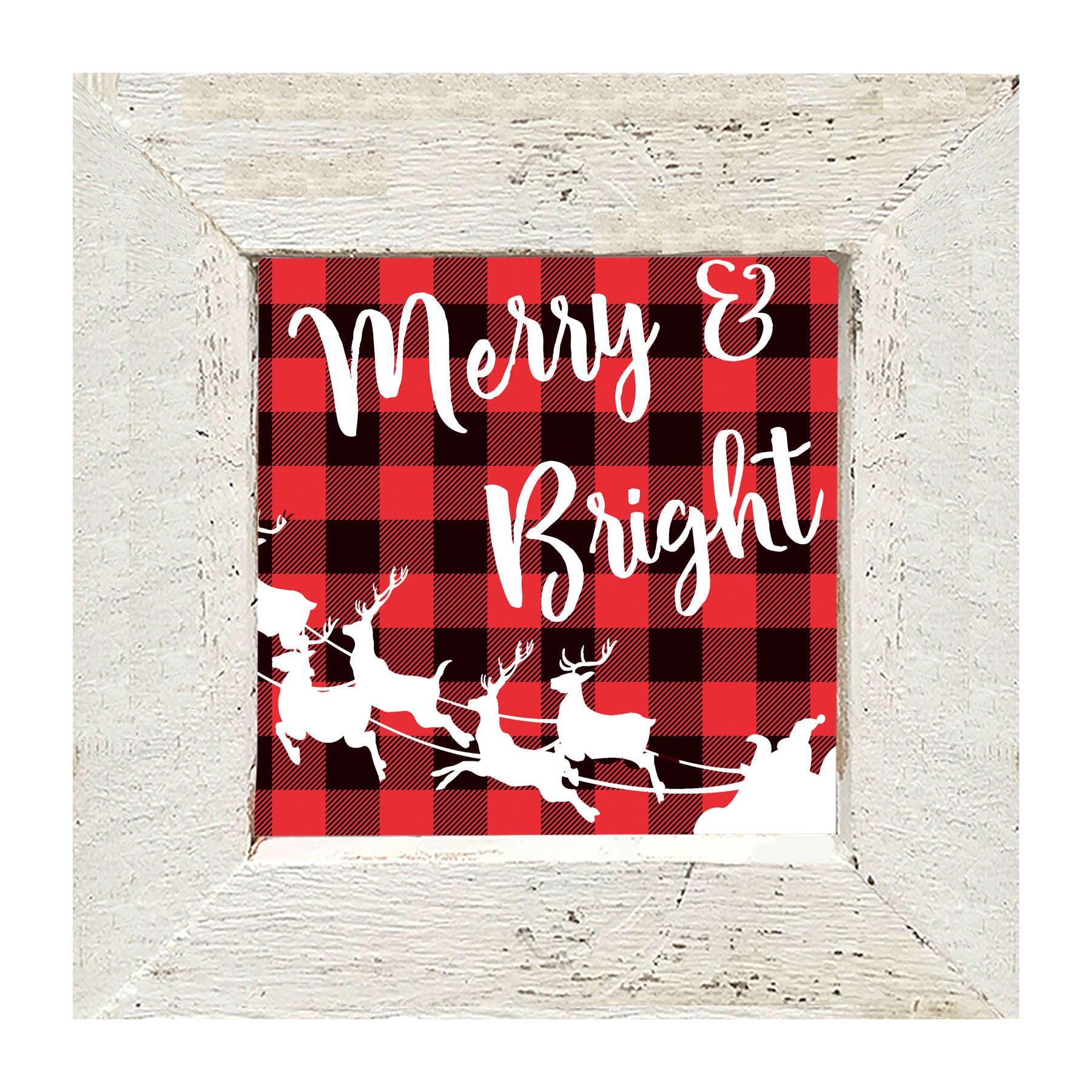 Merry & Bright - Framed art