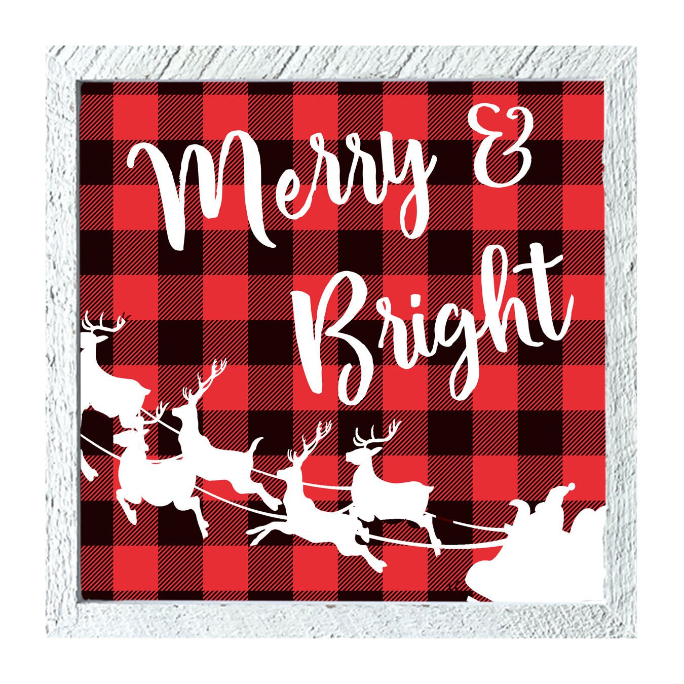 Merry & Bright - Framed art