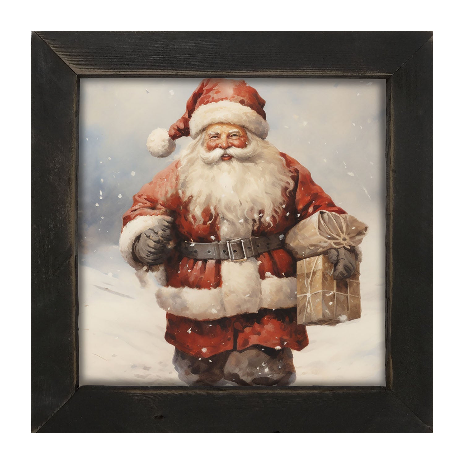 Santa on a mission - Framed art