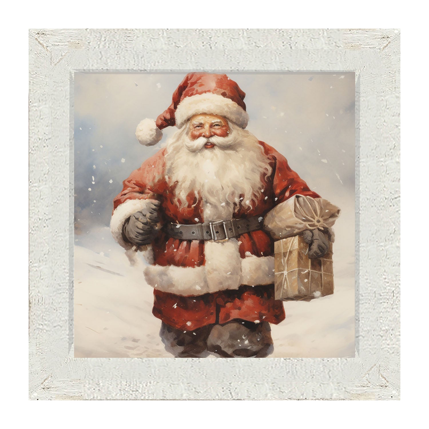 Santa on a mission - Framed art