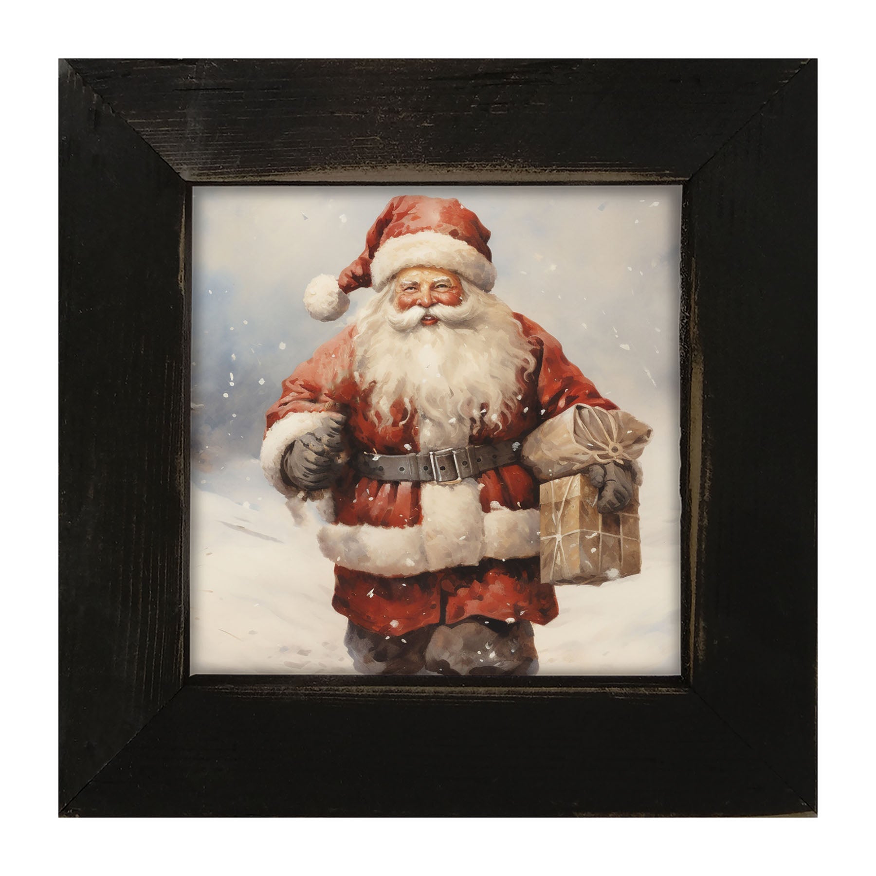 Santa on a mission - Framed art