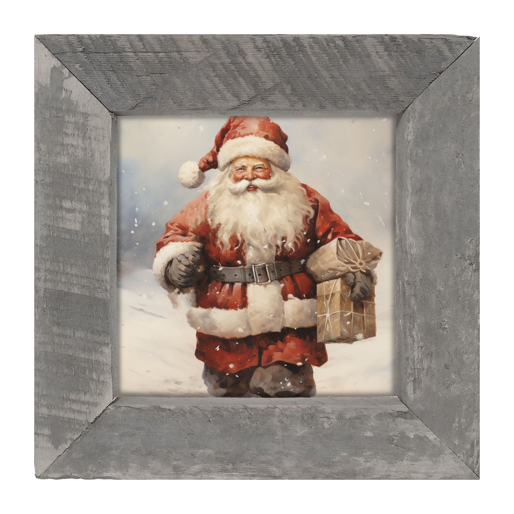 Santa on a mission - Framed art