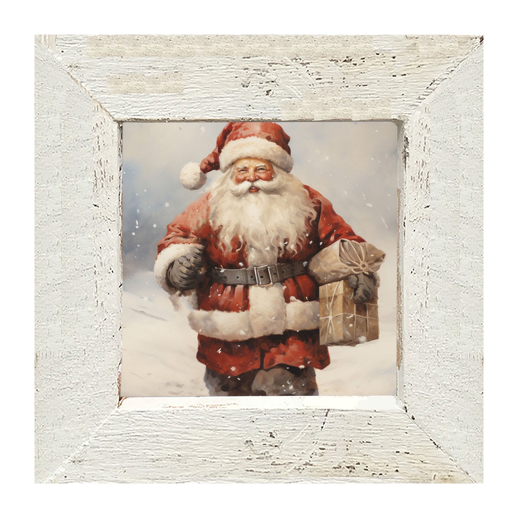 Santa on a mission - Framed art