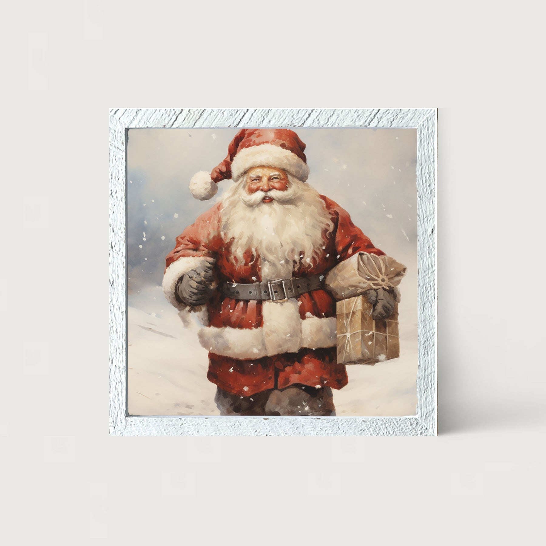 Santa on a mission - Framed art