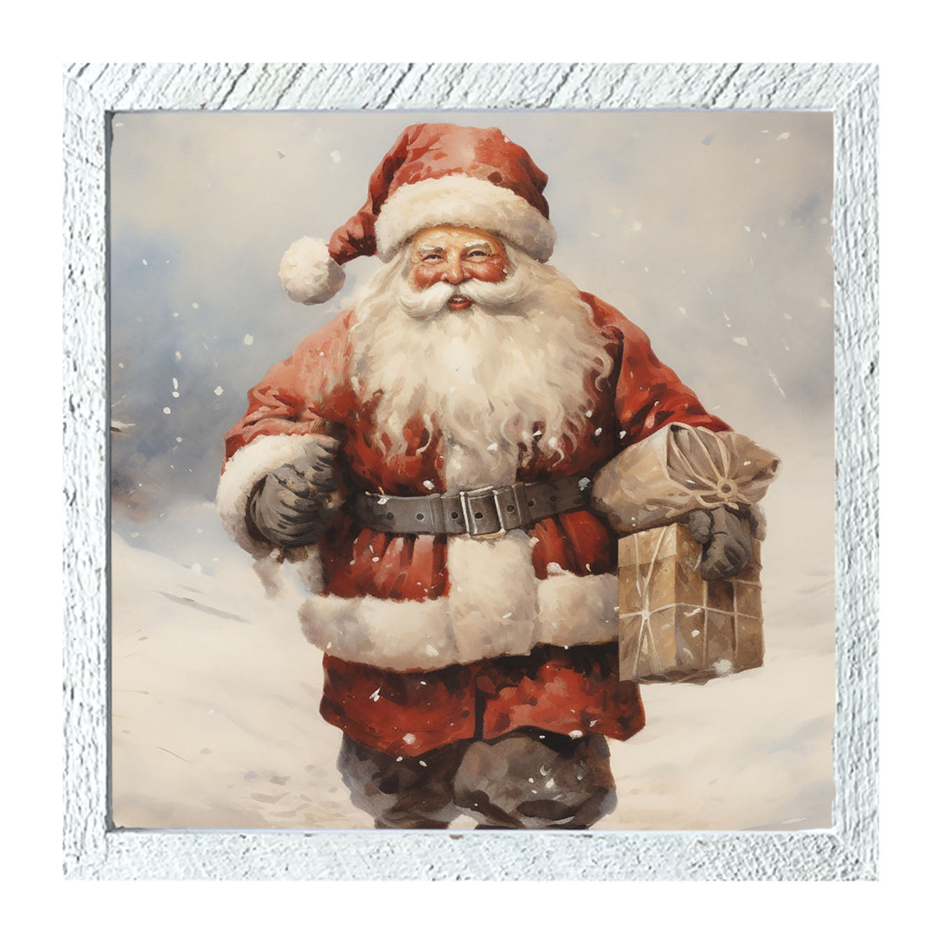 Santa on a mission - Framed art