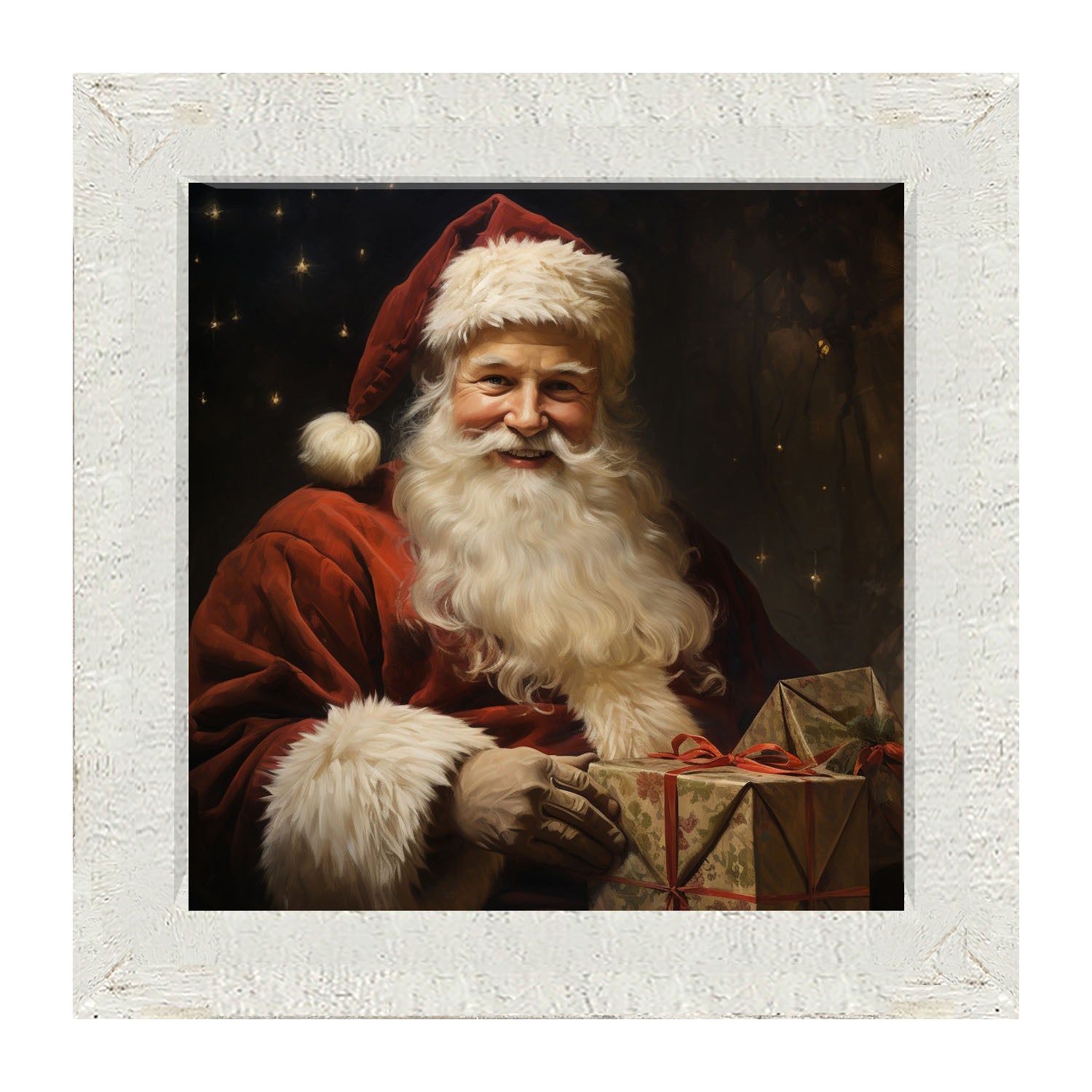 Starry night Santa