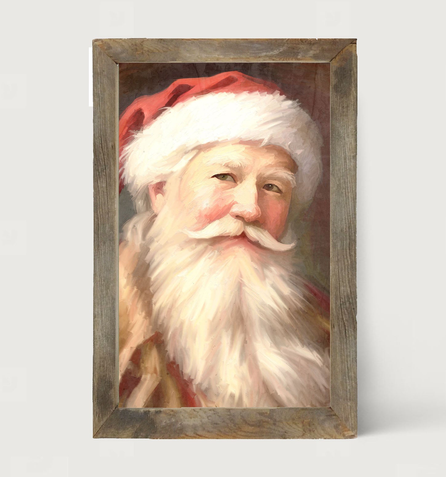 Santa portrait 13 - Framed Art
