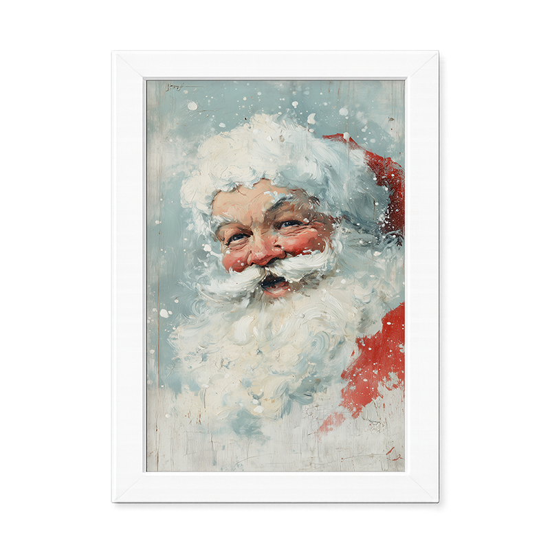 Snowy Santa Laughing