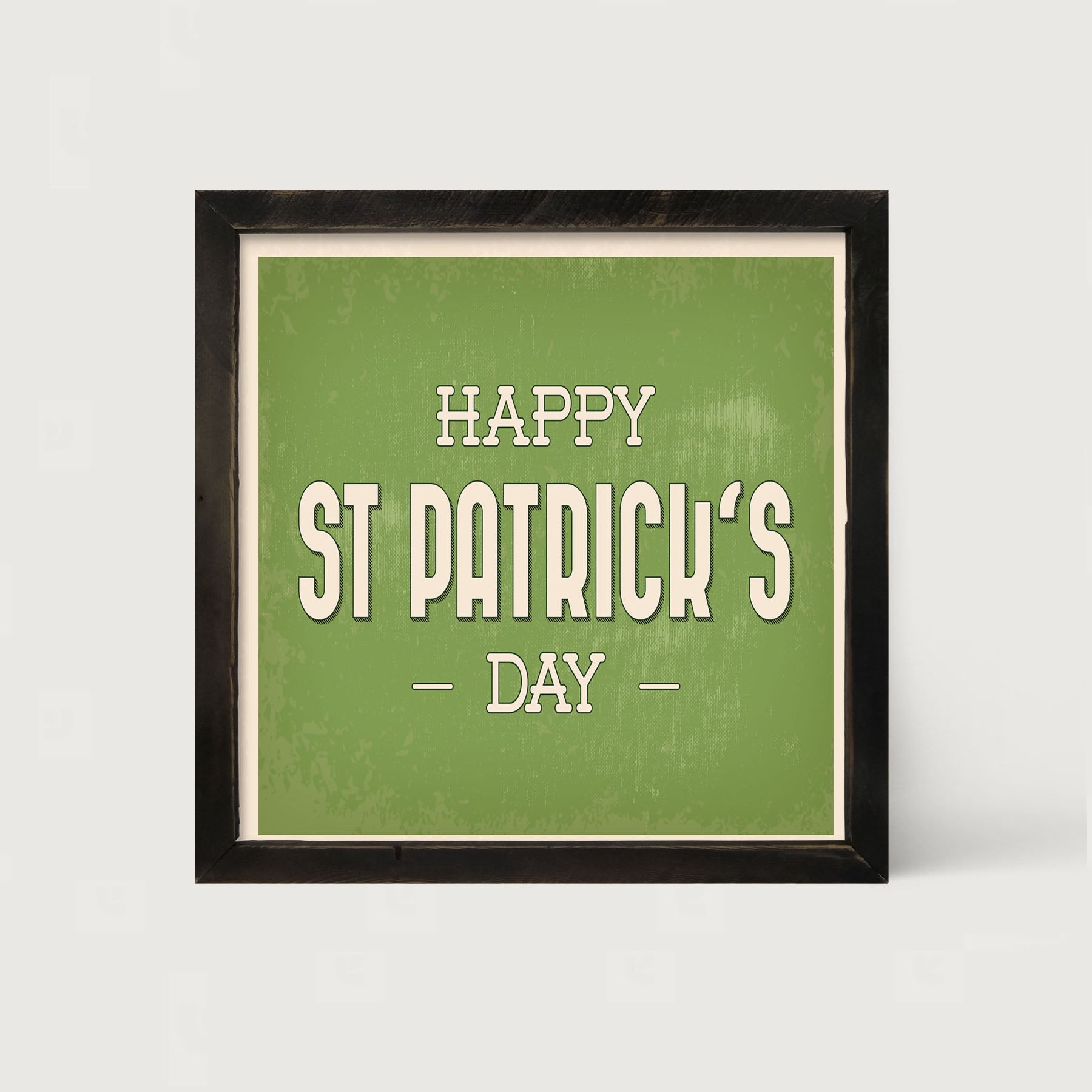 Happy St. Patrick's Day - Framed art