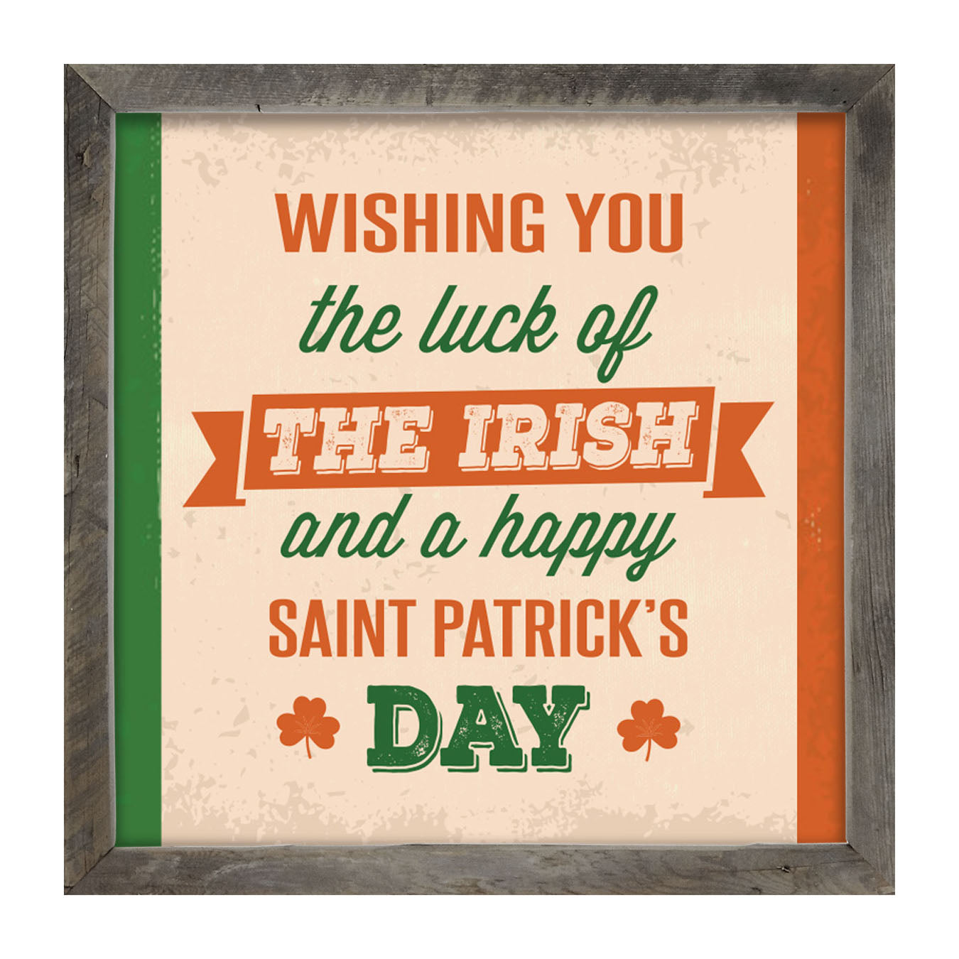 St. Patrick's Day - Luck of The Irish - Framed art