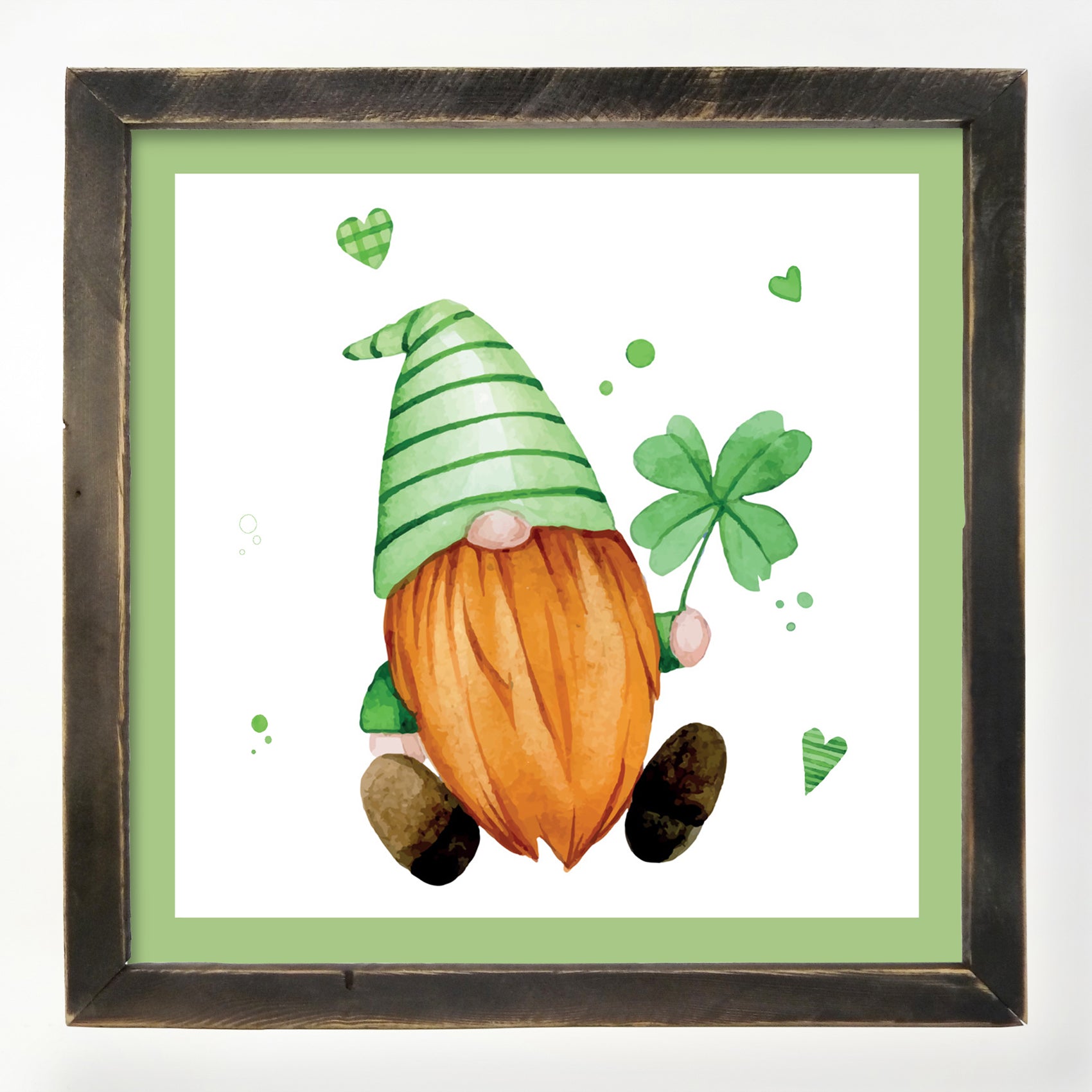 St. Patrick Gnome With Green Hat
