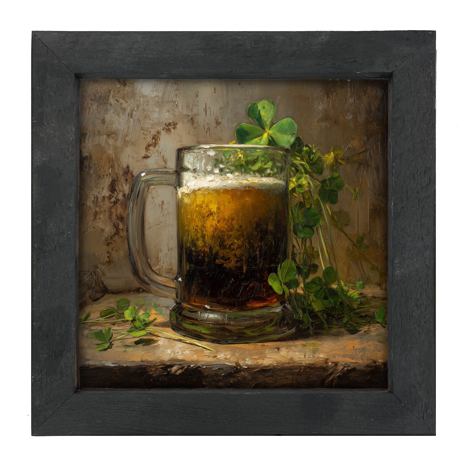 St. Patrick's - Mug of Beer - Framed Art