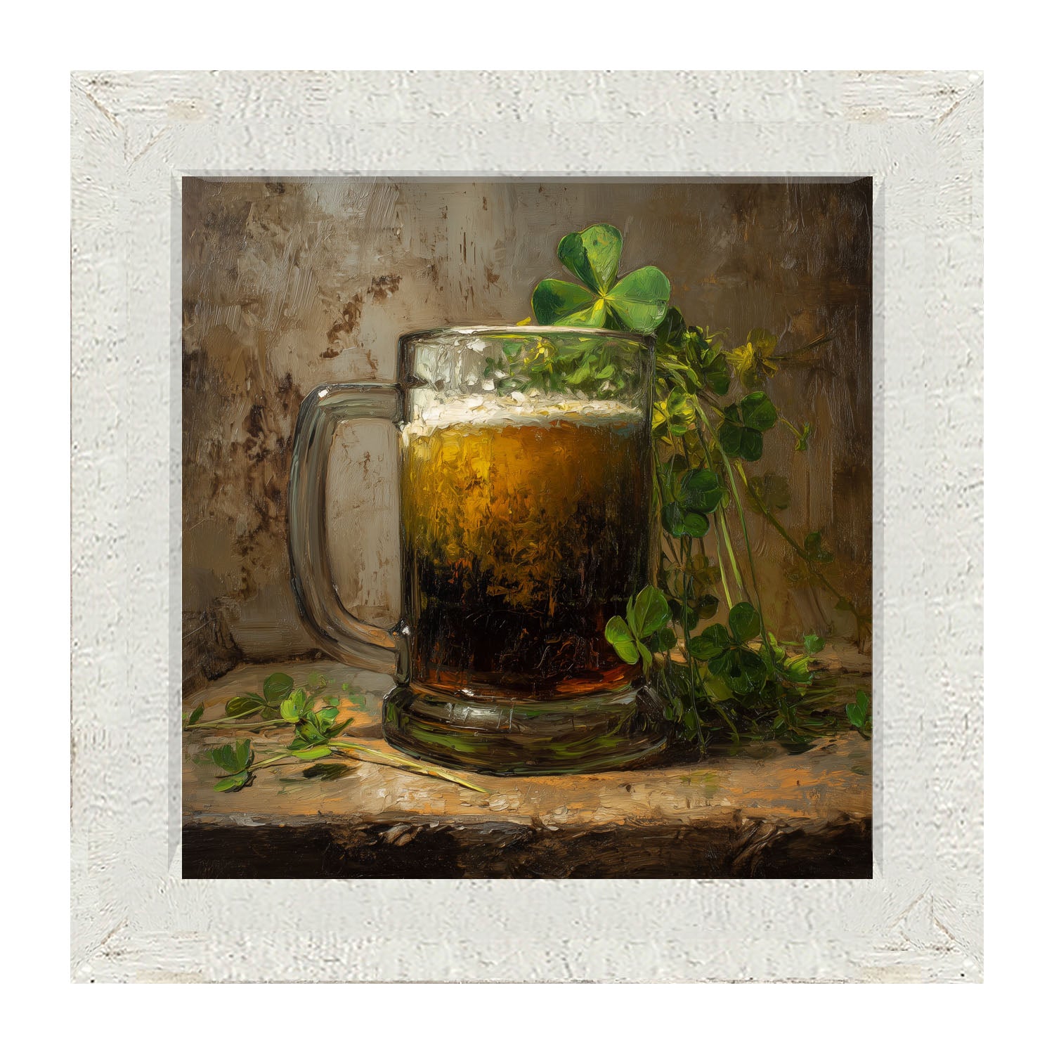 St. Patrick's - Mug of Beer - Framed Art