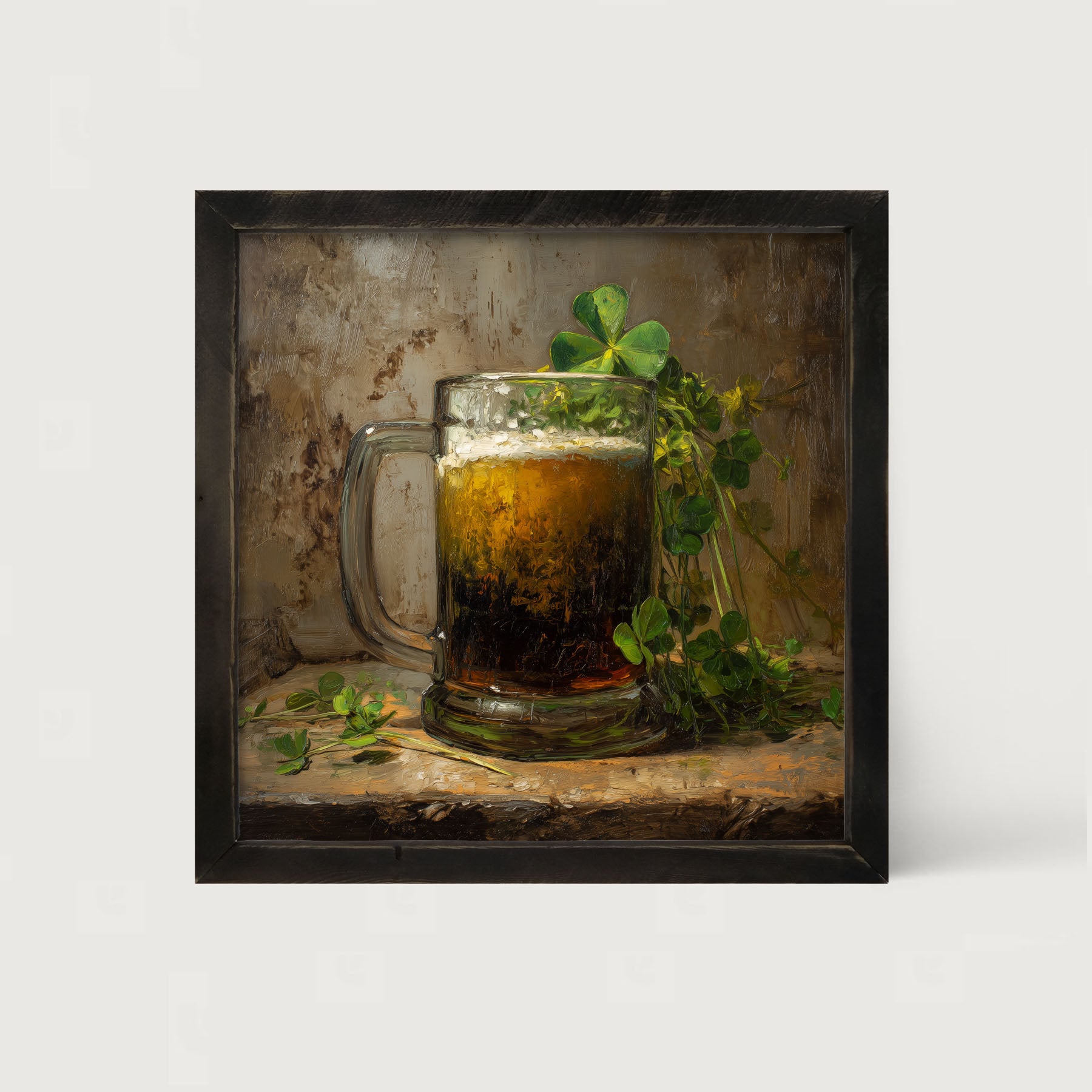 St. Patrick's - Mug of Beer - Framed Art