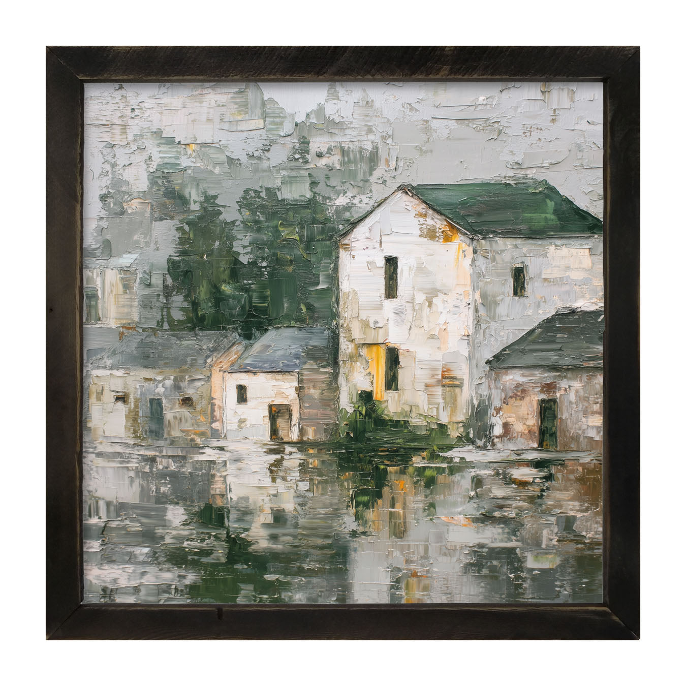 St. Patrick's - Village - Framed Art