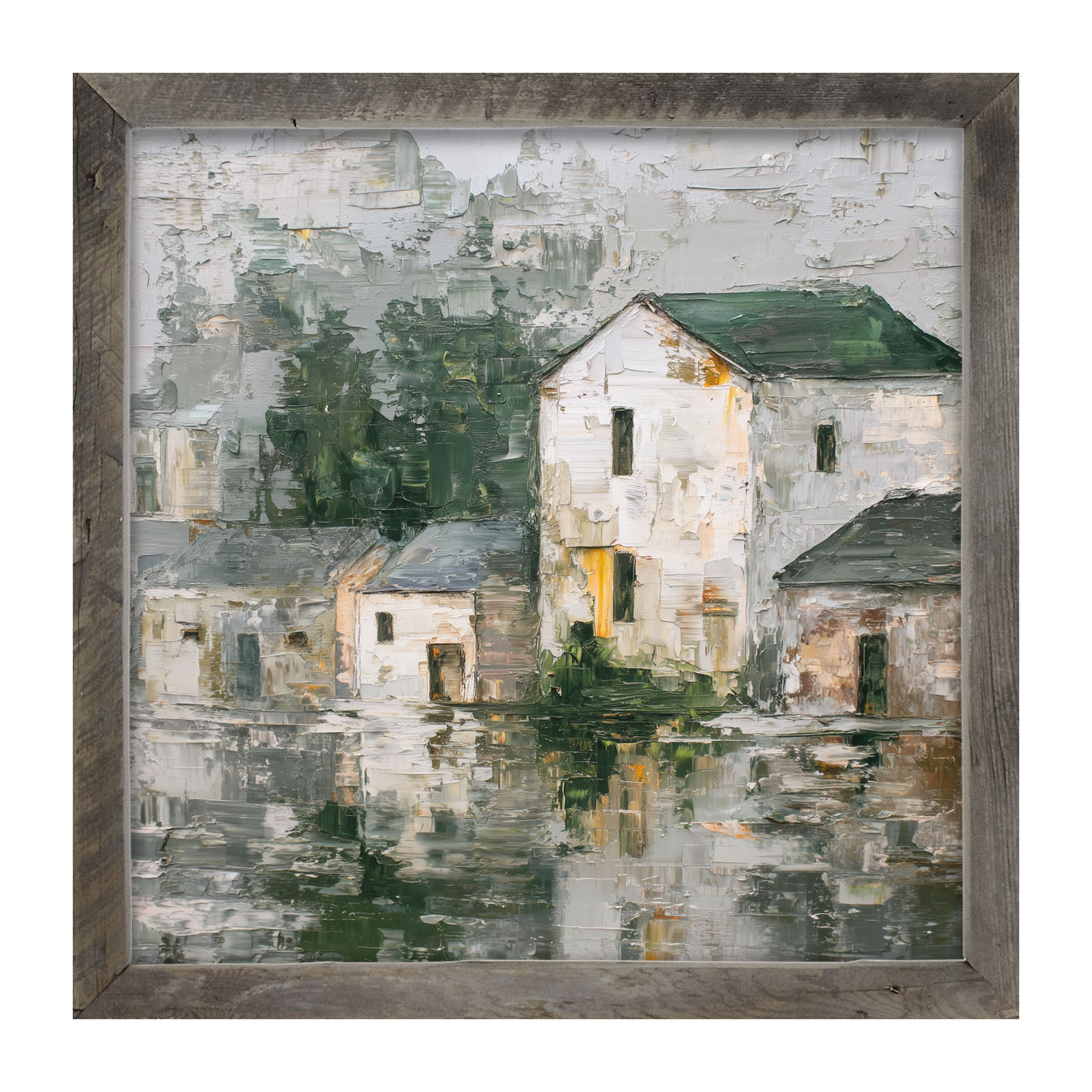 St. Patrick's - Village - Framed Art