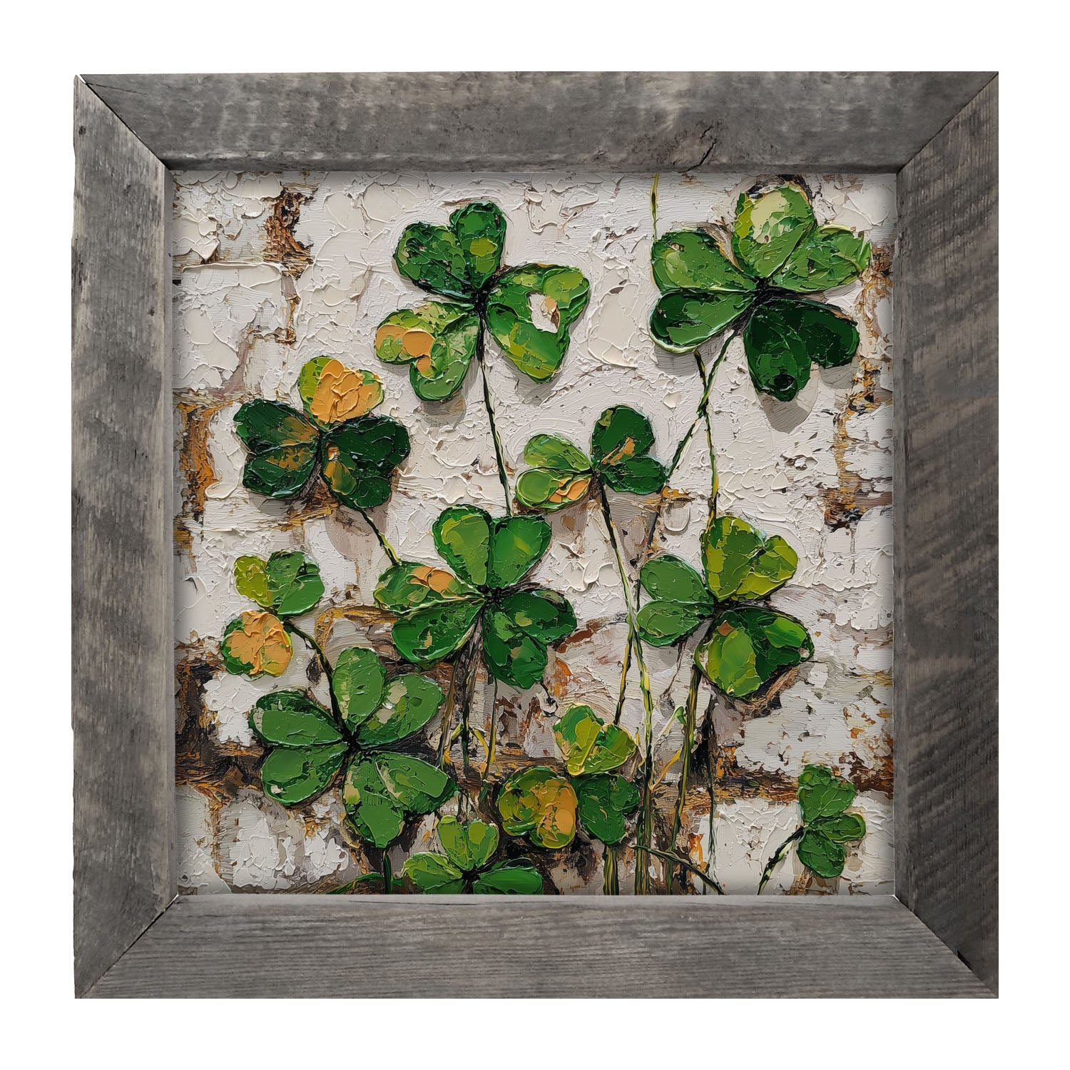 St. Patrick's - Clovers - Framed Art