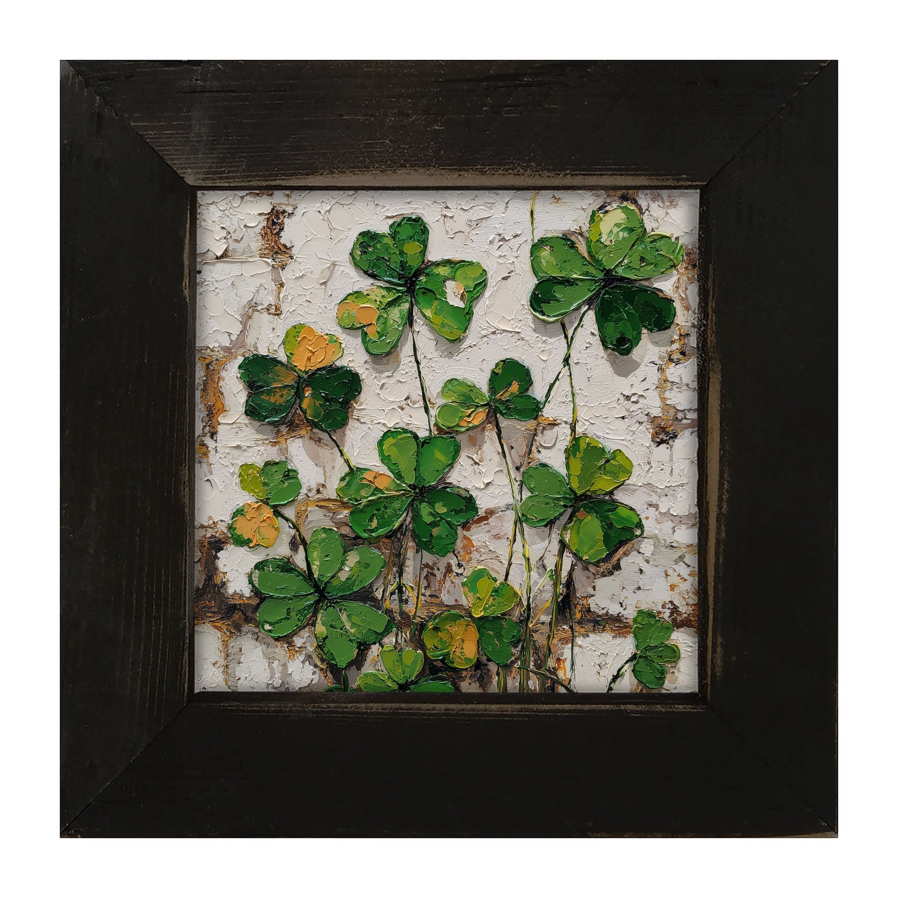 St. Patrick's - Clovers - Framed Art