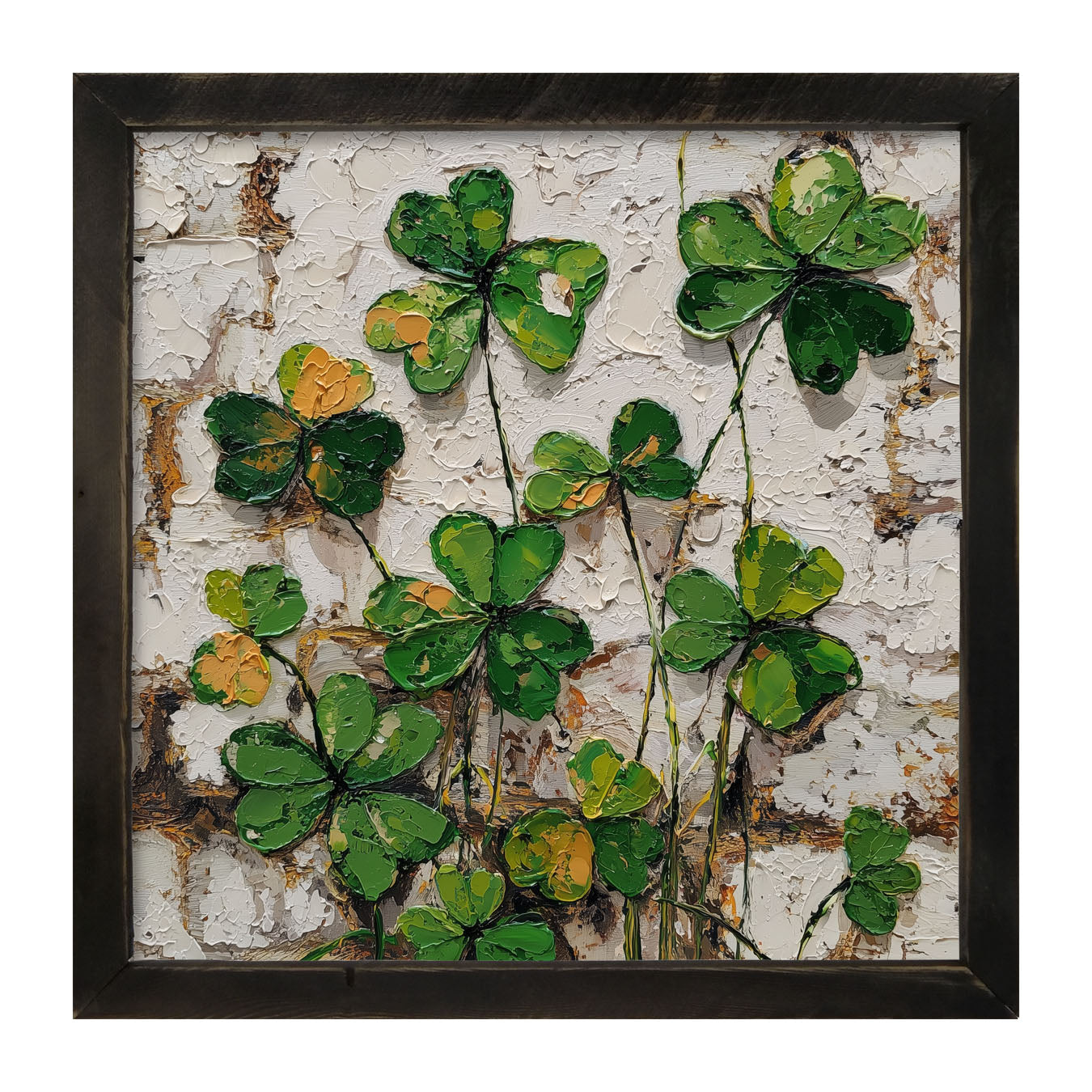 St. Patrick's - Clovers - Framed Art